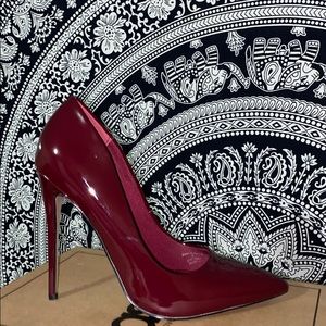 Oxblood Stiletto Court Heels